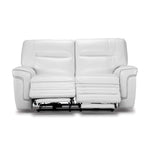 Cosmic Dual Power Reclining Loveseat - White