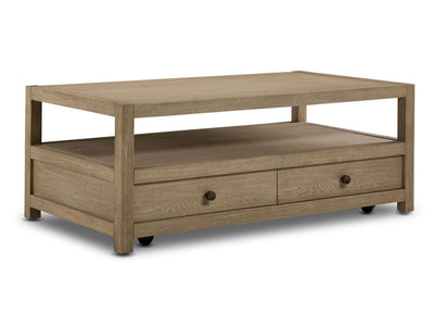 Joliette 48" Coffee Table - Light Tan