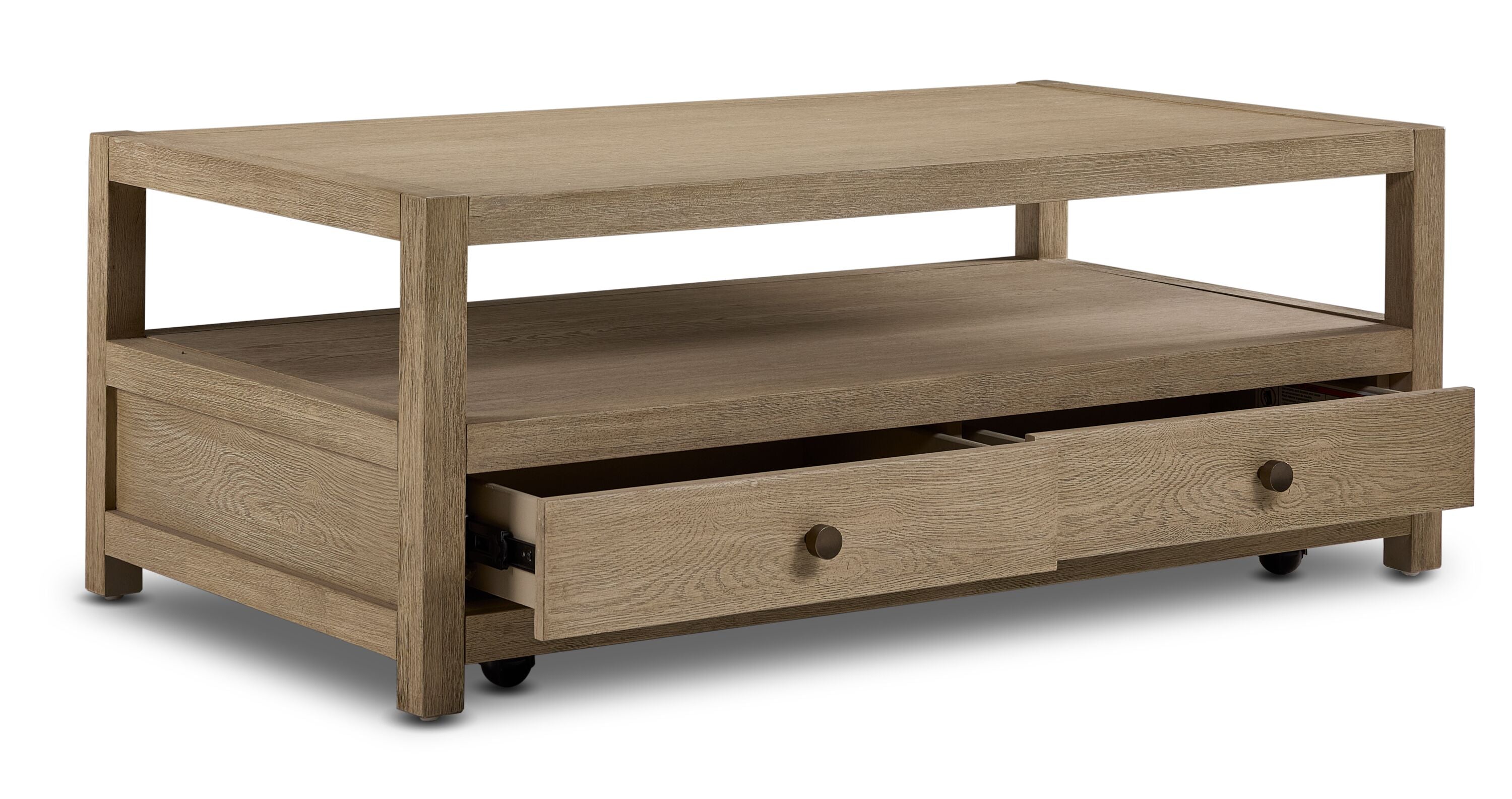 Joliette 48" Coffee Table - Light Tan