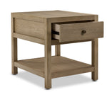 Joliette 22" End Table - Light Tan