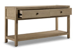Joliette 54" Sofa Table - Light Tan