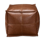 Truffle Square Ottoman - Brown