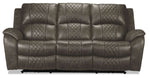 Wesley Dual Power Reclining Sofa - Granite