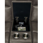 Wesley Dual Power Reclining Sofa, Dual Power Reclining Loveseat w/Console and Dual Power Recliner Set - Granite