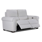 Zoey Power Reclining Sofa and Loveseat Set - Natural