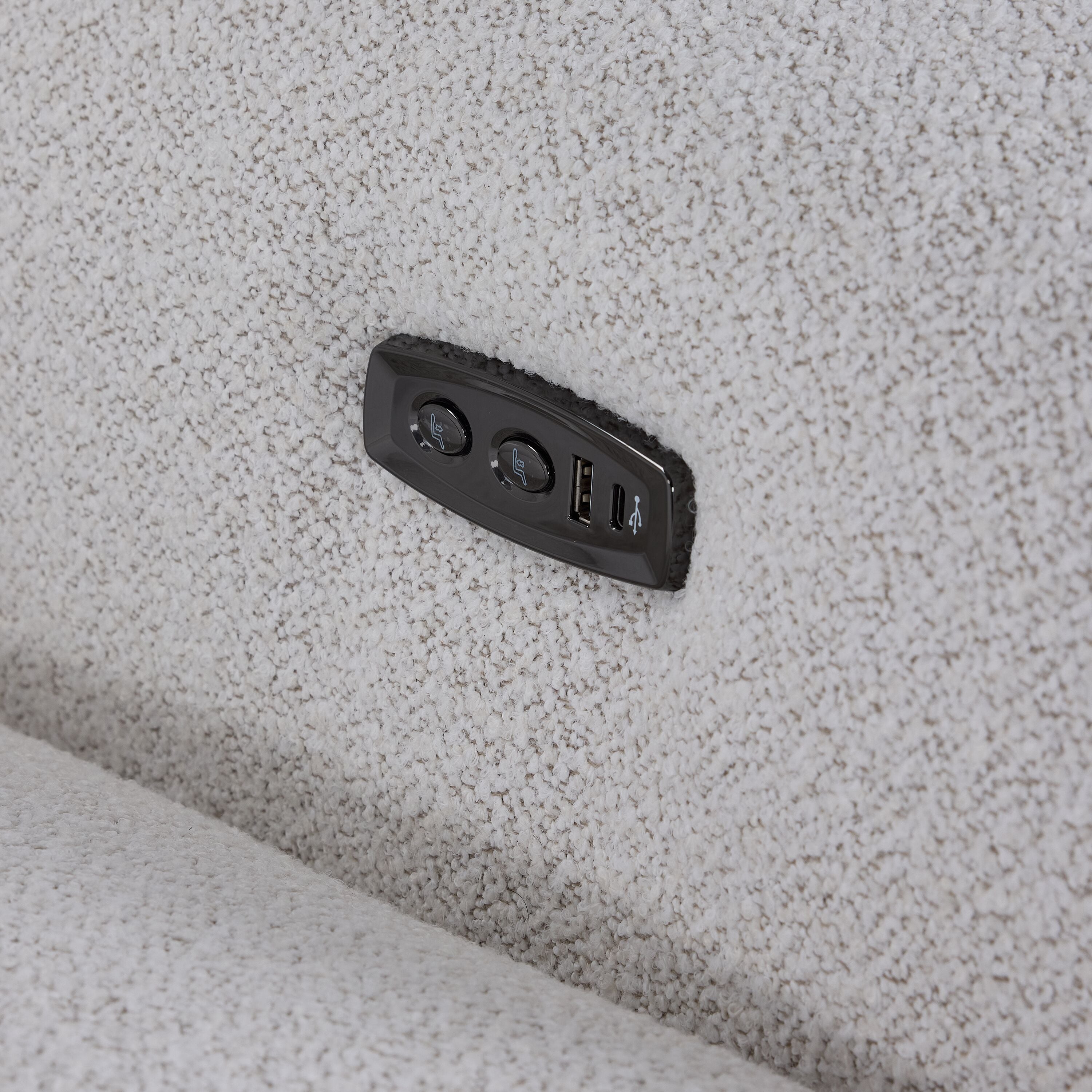 Zoey Power Recliner - Natural