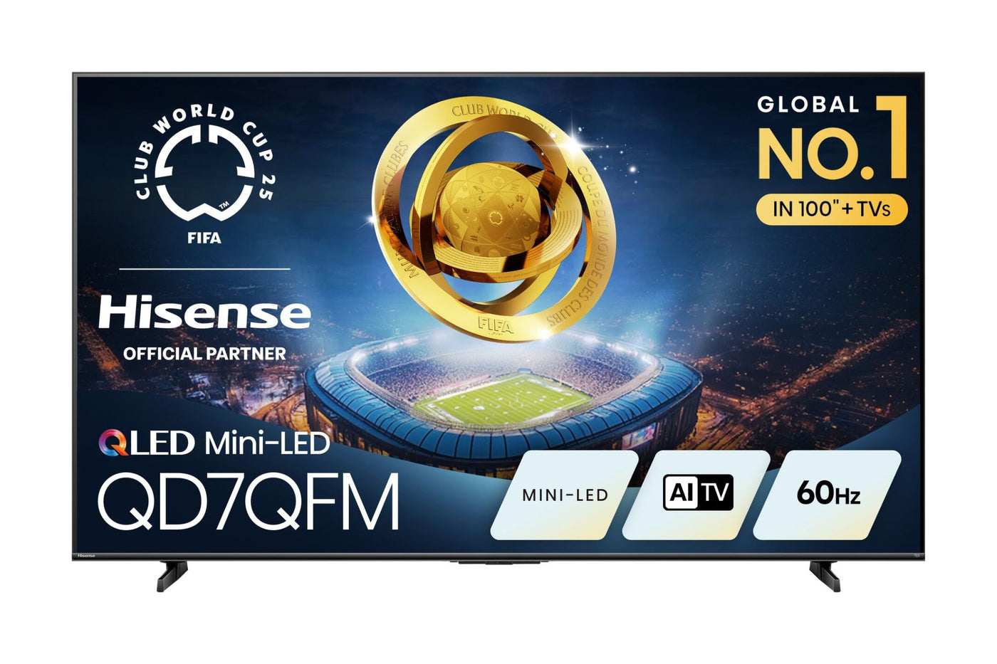 Hisense 75" 4K Smart QLED MiniLED TV - 75QD7QFM