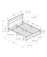 Sage Queen Bed - Grey/Black