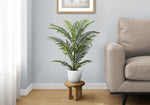 28" Palm Tree With 6" White Pot - Green