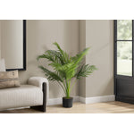 34" Palm Tree With 5" Black Pot - Green