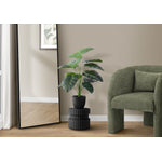 24" Alocasia Plant With 5" Black Pot - Green