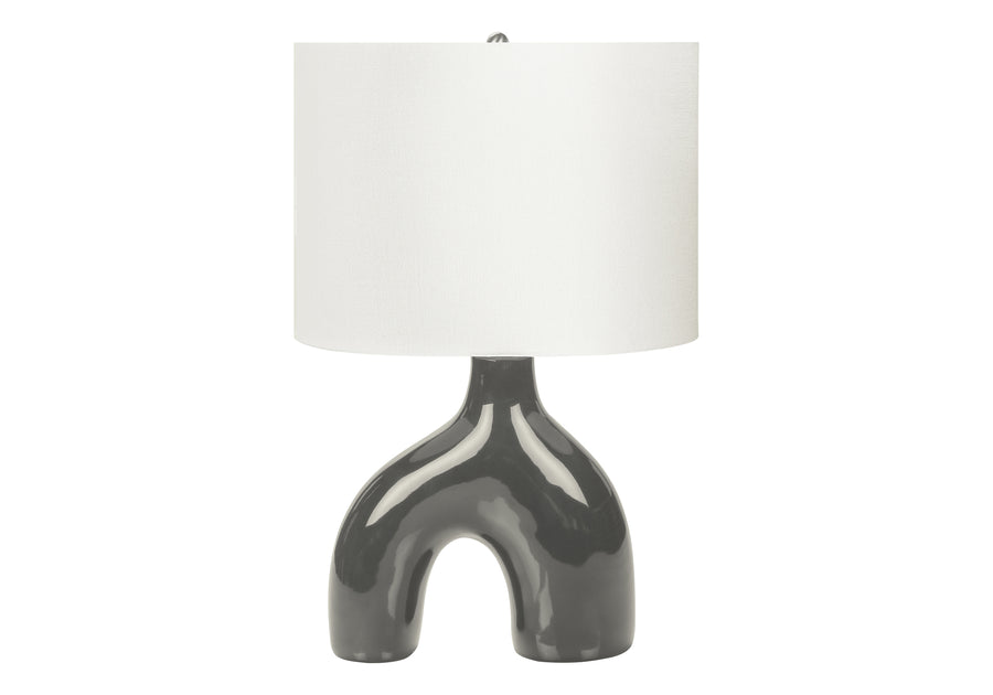 Elm Table Lamp - Grey
