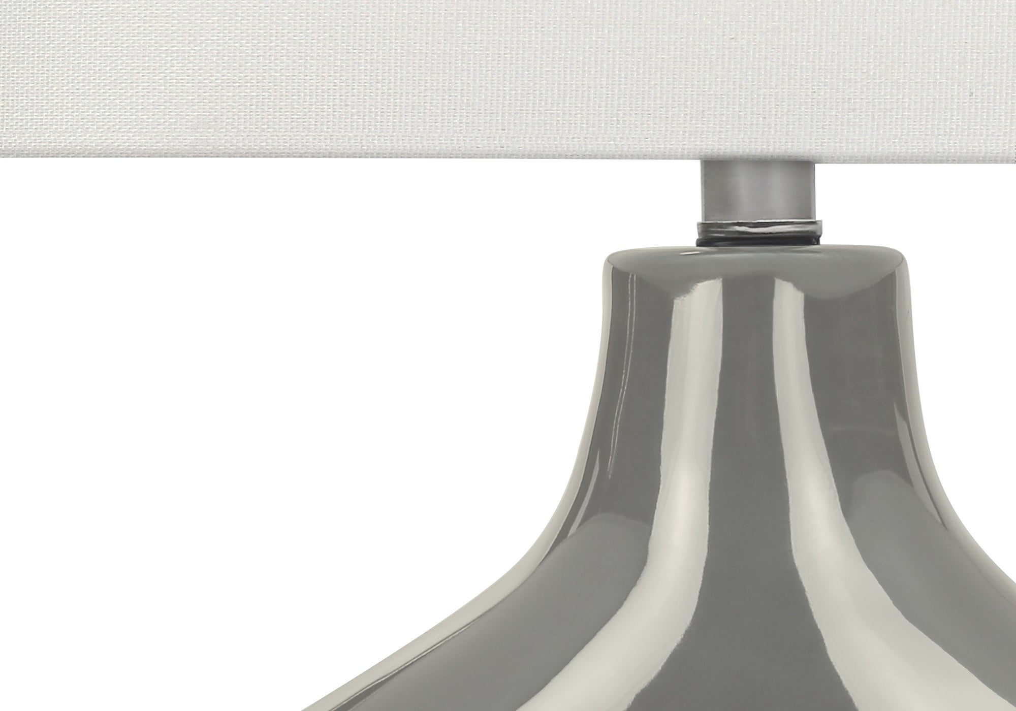 Elm Table Lamp - Light Grey