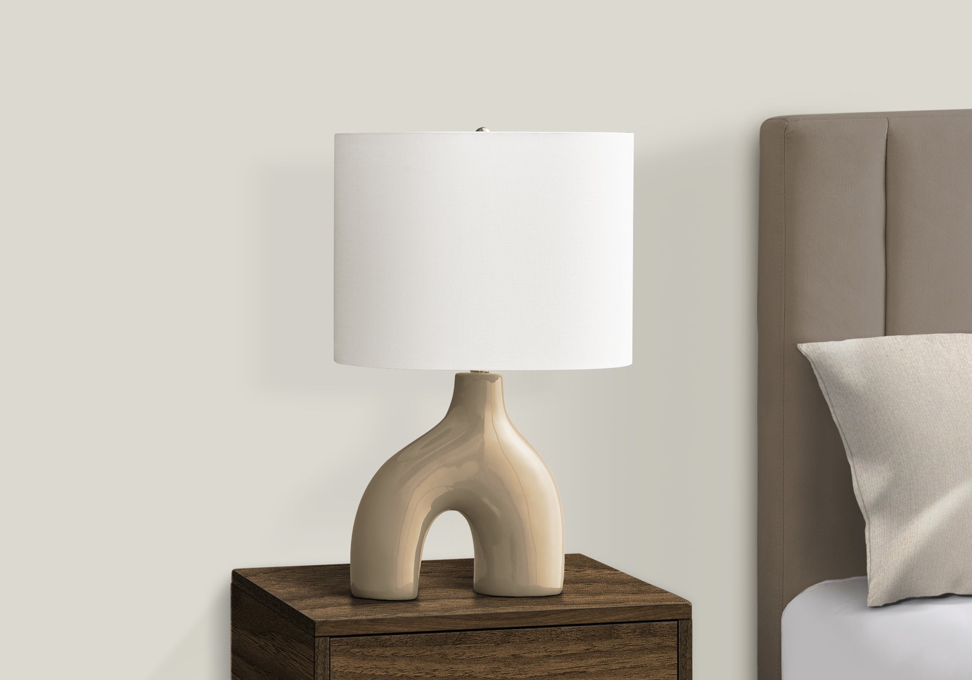 Elm Table Lamp - Brown