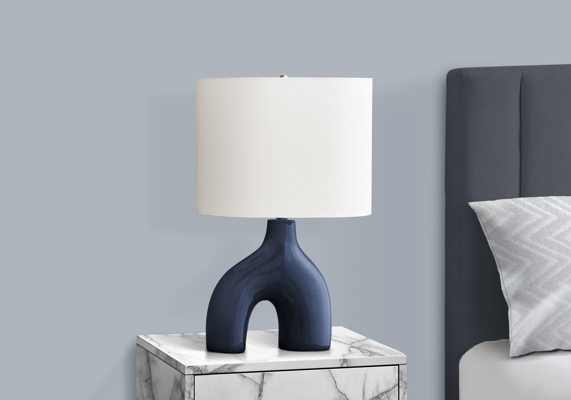 Elm Table Lamp - Blue