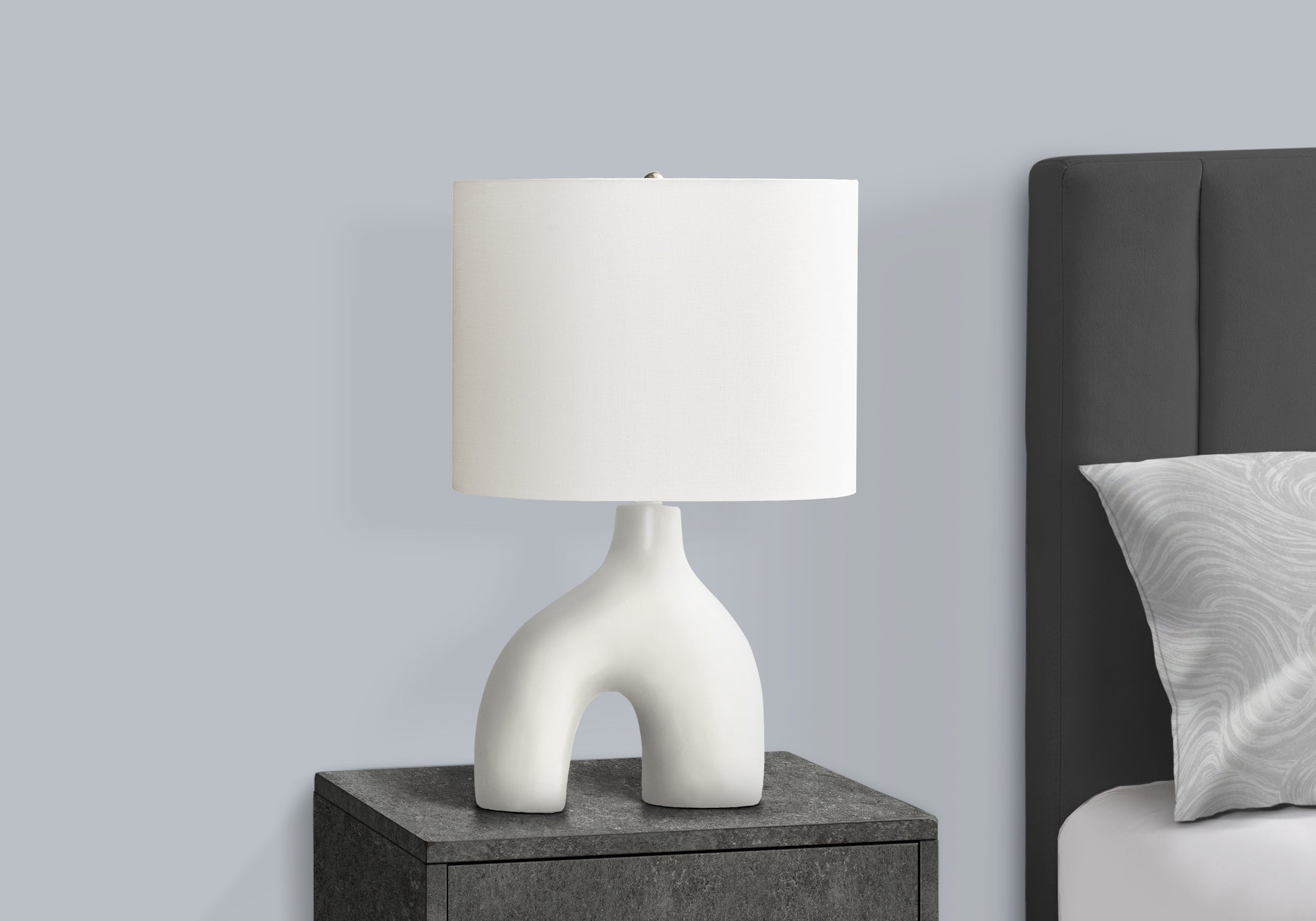Elm Table Lamp - White