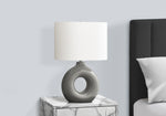 Birch Table Lamp - Grey