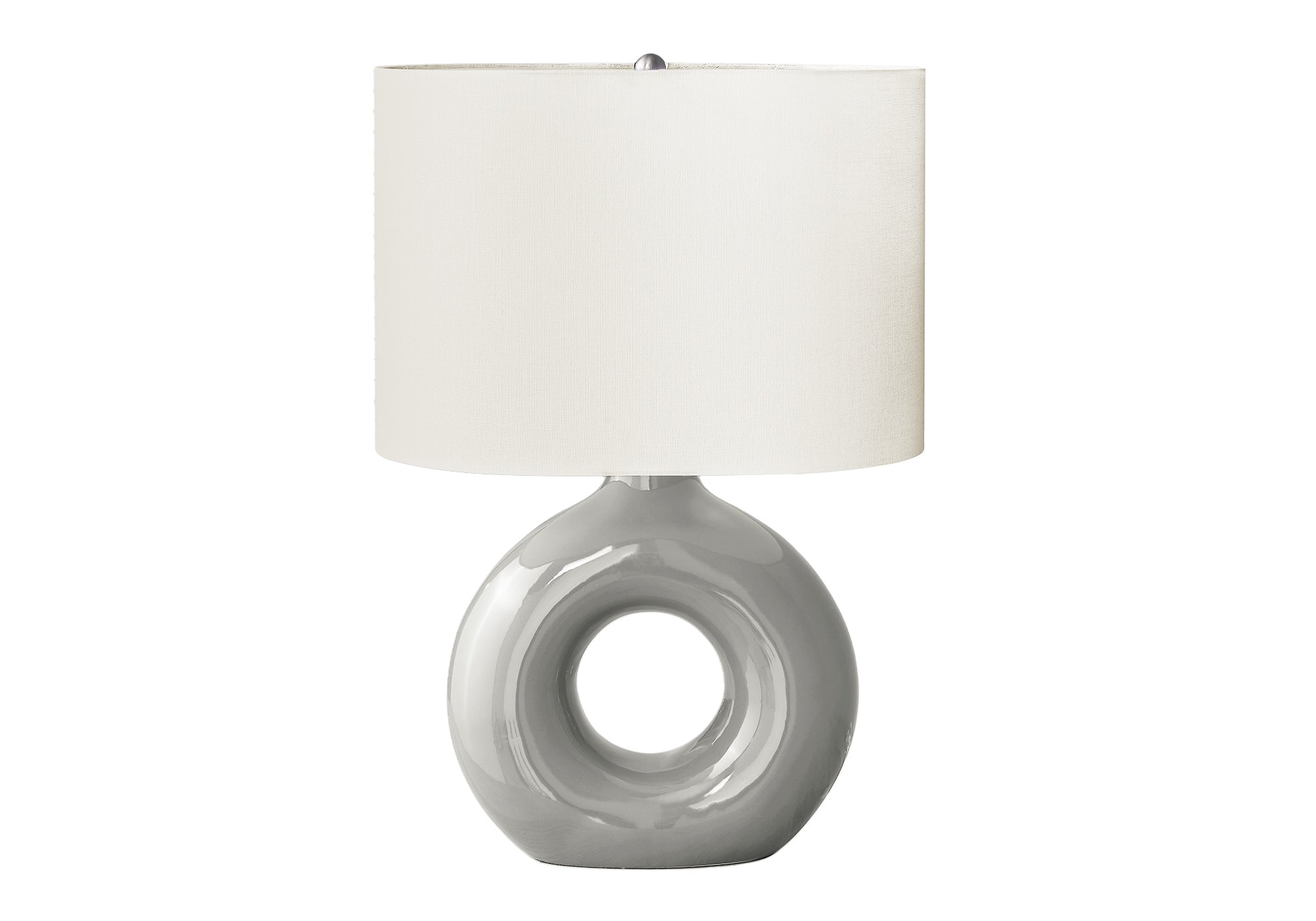 Birch Table Lamp - Light Grey