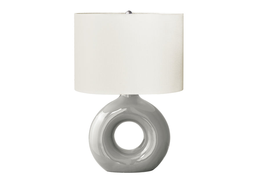 Birch Table Lamp - Light Grey