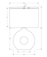 Birch Table Lamp - Brown