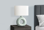 Birch Table Lamp - Green
