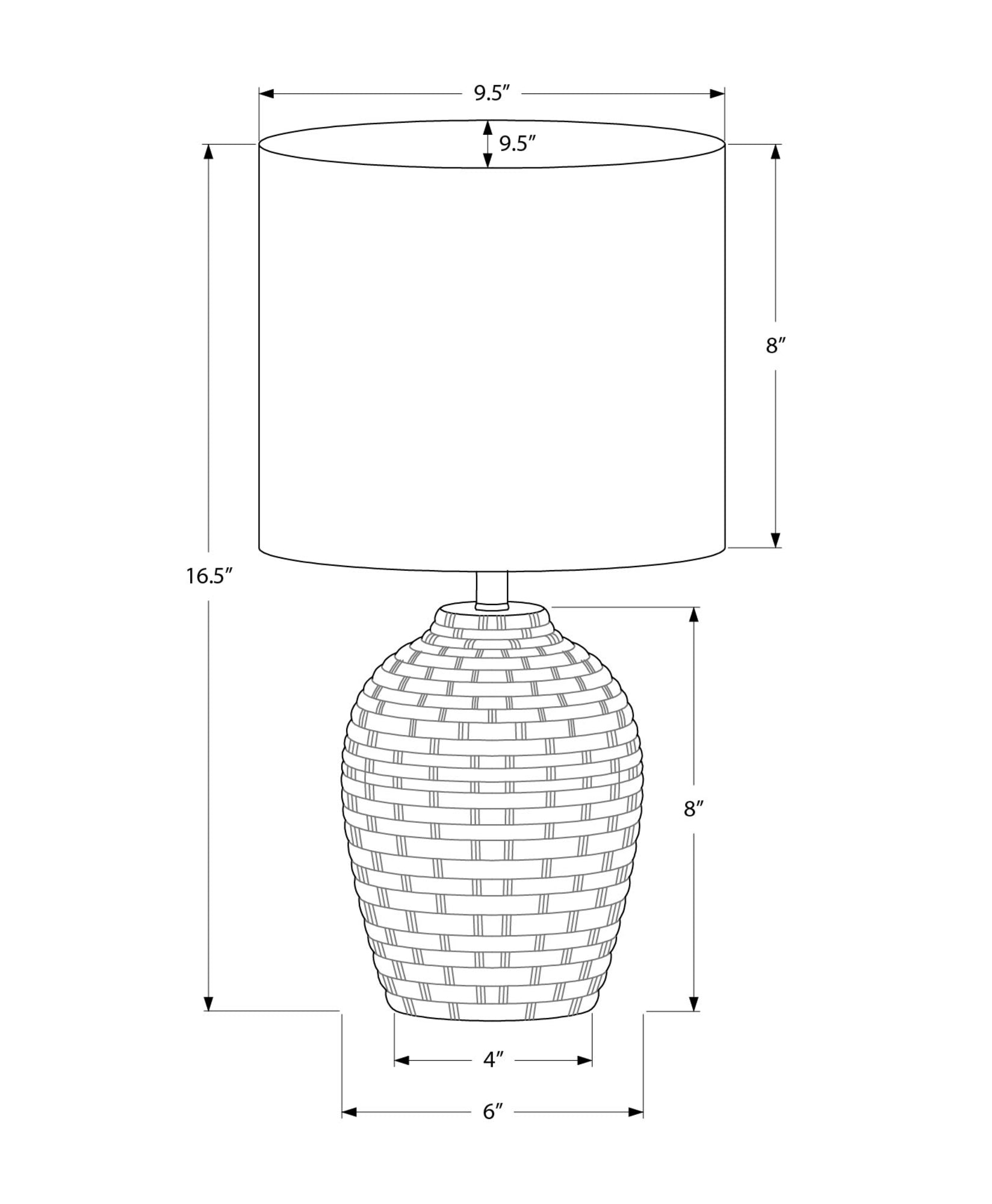 Fynn Table Lamp - Grey