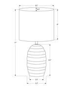 Zenon Table Lamp - Ivory