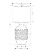 Silque Table Lamp - Ivory