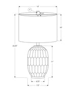 Tyne Table Lamp - Grey