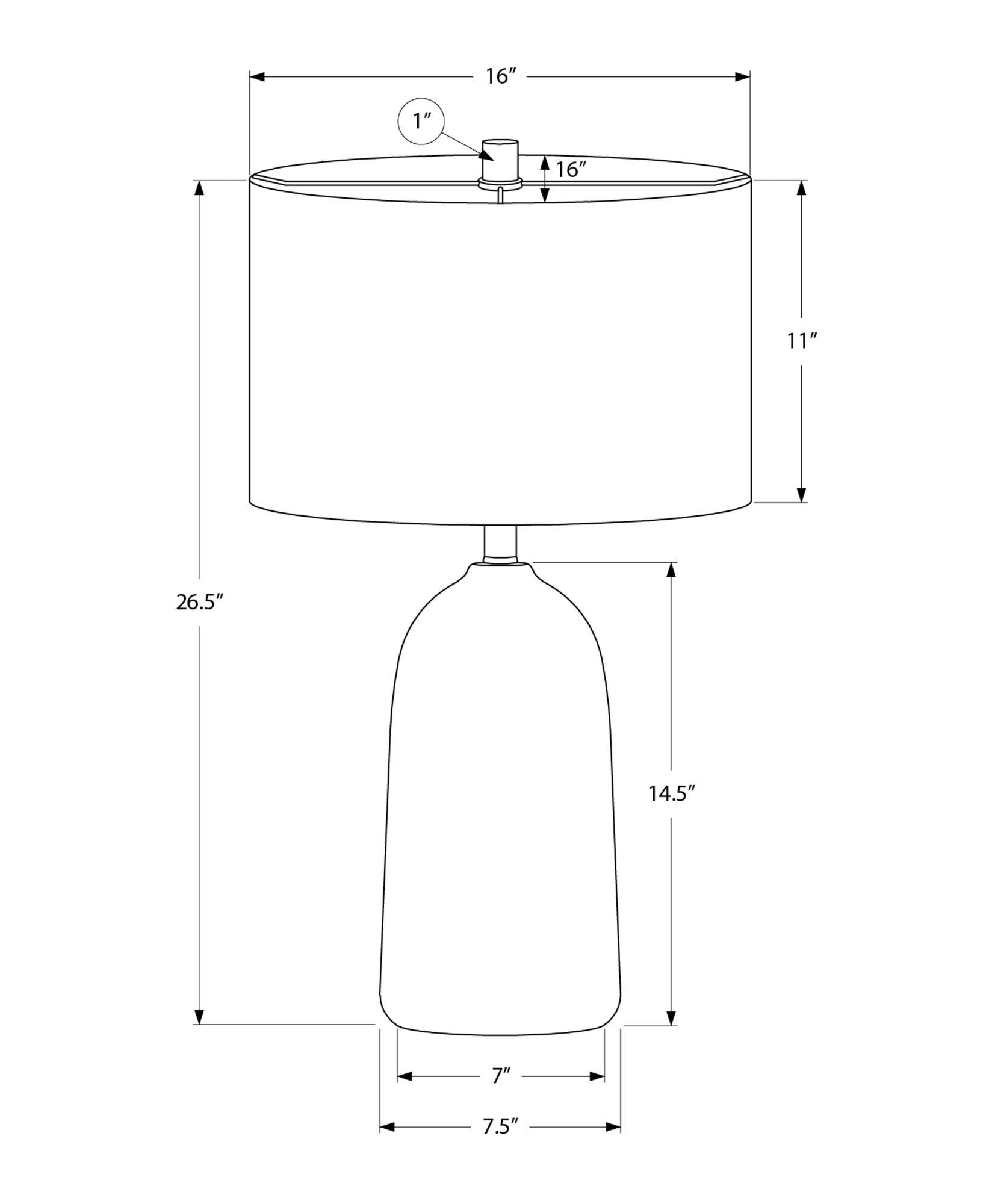 Zelo Table Lamp - Beige