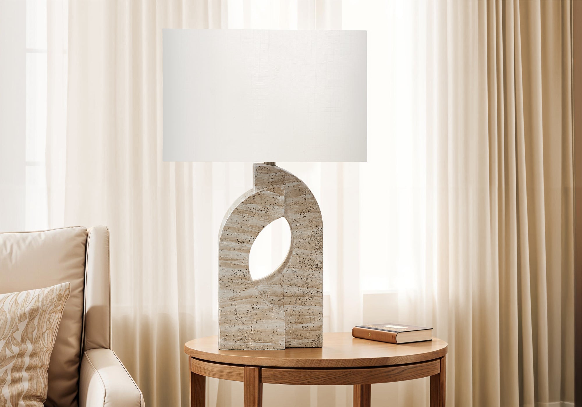Axil Table Lamp - Beige