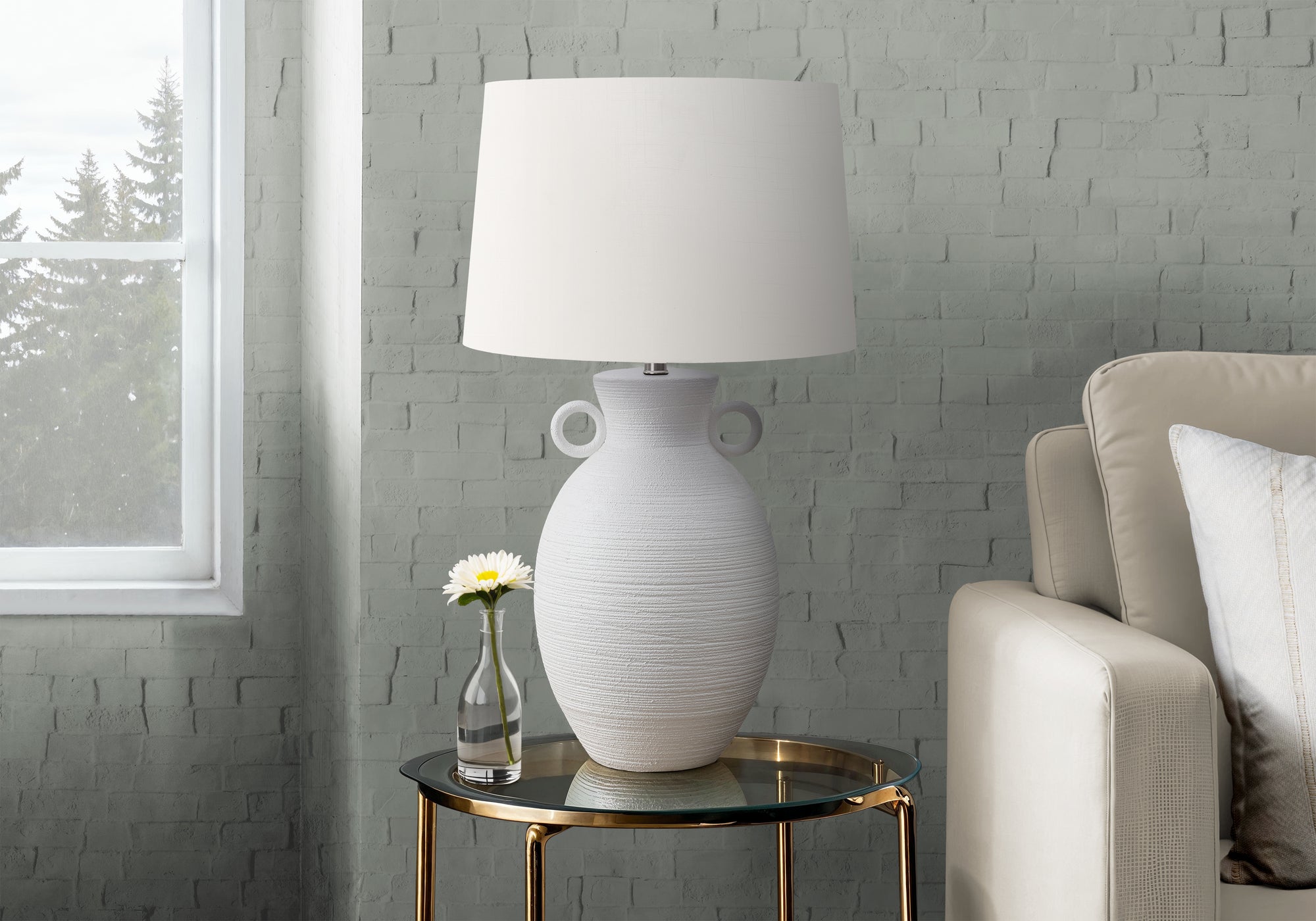 Serin Table Lamp - White