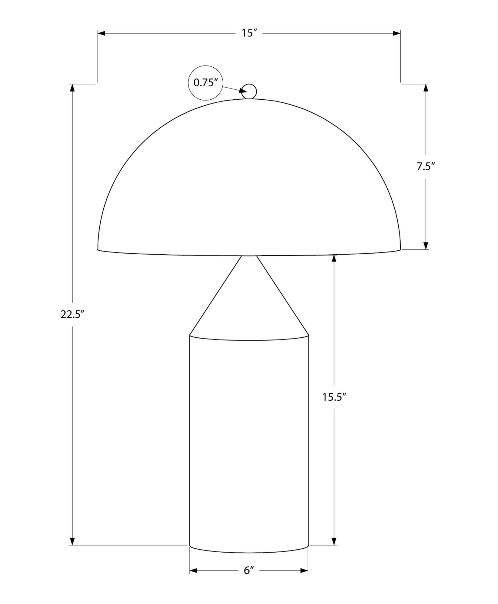 Zeni Table Lamp - Black