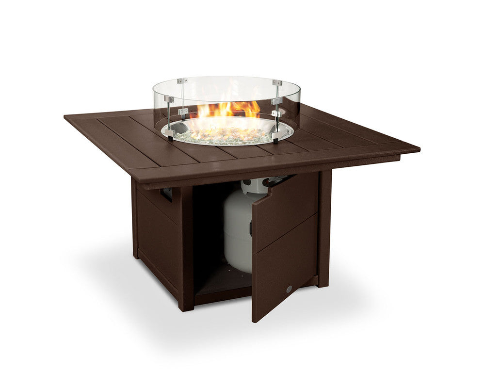 POLYWOOD® Square 42" Fire Pit Table Mahogany Leons.ca Leon's