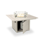 POLYWOOD® Square 42" Fire Pit Table - Sand