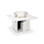 POLYWOOD® Square 42" Fire Pit Table - White