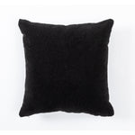 In Full Bloom 18 x 18" Boucle Cushion - Black