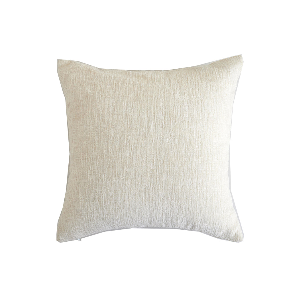 In Full Bloom 18 x 18" Tufted Cushion - Ivory