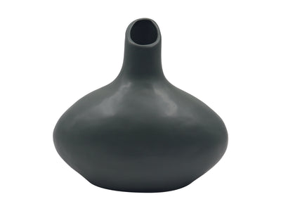 In Full Bloom Ceramic Vase - Green
