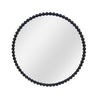 In Harmony Mirror with Wood Beads- Black