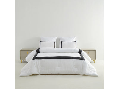 In Harmony 5-Piece Queen Set - White, Black