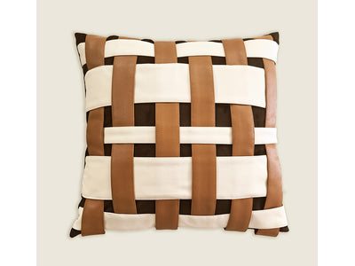 In Harmony 18 x 18" Cushion -Tan, Ivory, Brown
