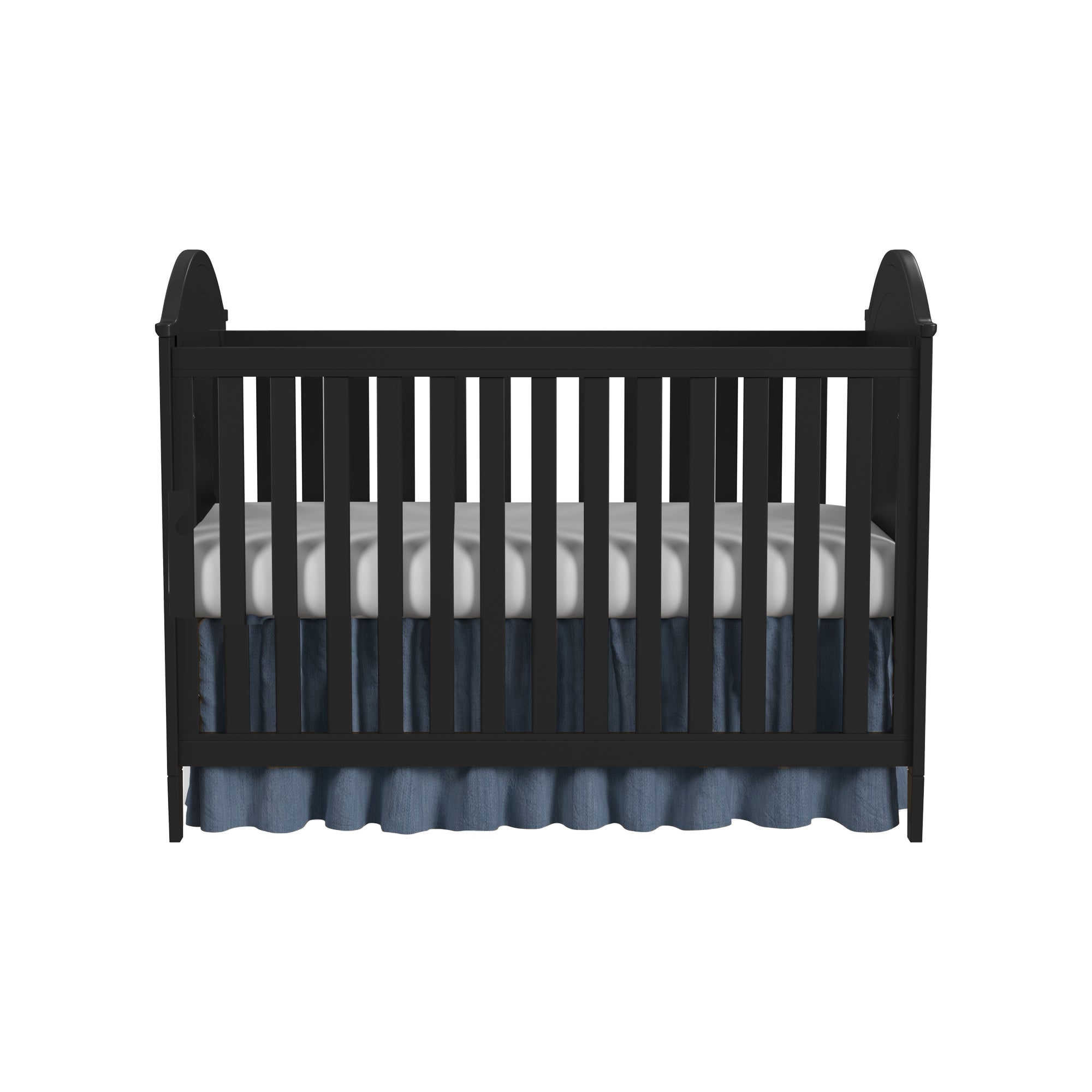 Delia Cottage Crib - Black