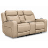 Jackson Leather Power Reclining Loveseat with Heat and Massage - Pristine