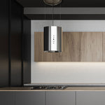 VICTORY Stainless Steel 600 CFM Ductless Island Range Hood - Jupiter