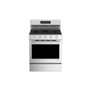 KitchenAid PrintShield™ Stainless Finish Freestanding Smart Gas Convection Range (5.0 Cu. Ft.) - KFGS330TPS