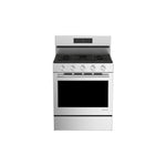 KitchenAid PrintShield™ Stainless Finish Freestanding Smart Gas Convection Range (5.0 Cu. Ft.) - KFGS330TPS