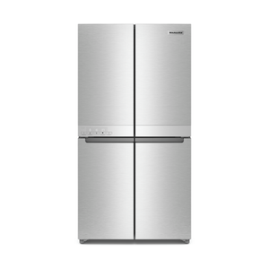 KitchenAid PrintShield™ Stainless Finish 4 Door Refrigerator (19.40 Cu Ft) - KRQC506MPS