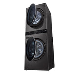 LG Black Stainless Steel Wash Tower™ 5.2 Cu. Ft. Front Load Washer and 7.4 Cu. Ft. Heat Pump Ventless Dryer - WKHC202HBA