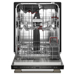 KitchenAid Black Ore Dishwasher (44 dBA) - KDTS424SBE